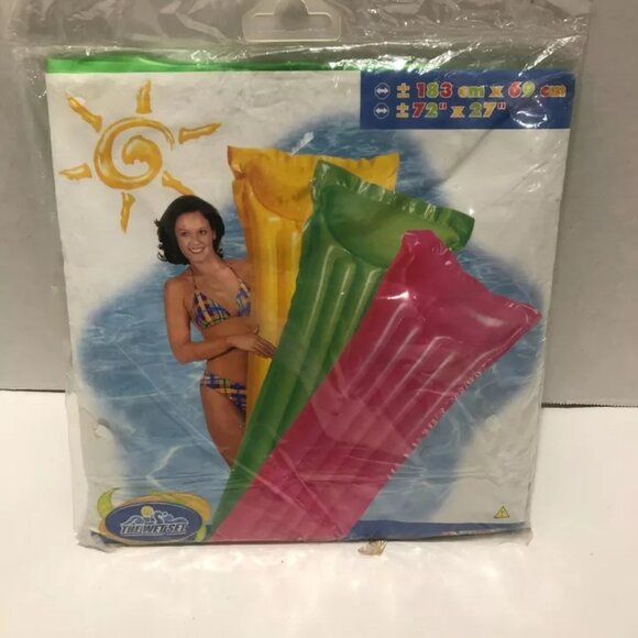 Intex Green The Wet Set 72 x 27" Pool Floatie Inflatable Lounge Mat, NEW - Picture 1 of 6